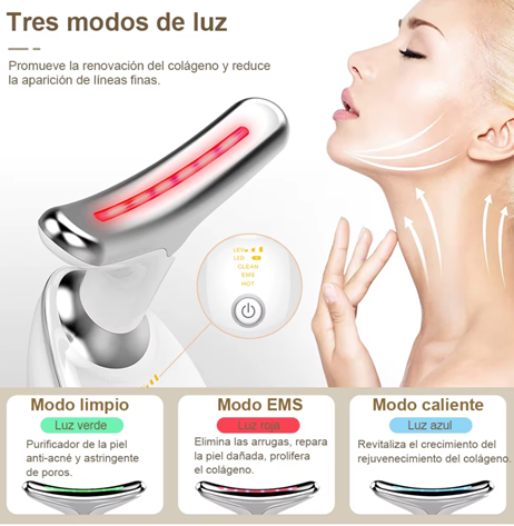 Masajeador Facial Para Rostro y Cuello