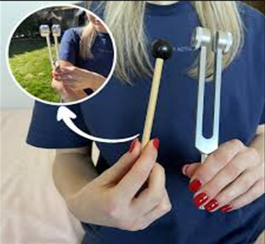 Diapasón Médico de Aluminio - Herramienta de Diagnóstico y Terapia de Sonido