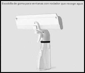 frotador y limpiador de Ventana con Agua