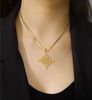 ✨ Collar de Nudo de Bruja en Oro de 18K – Amuleto de Protección Wiccan Unisex ✨