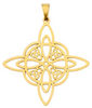 ✨ Collar de Nudo de Bruja en Oro de 18K – Amuleto de Protección Wiccan Unisex ✨