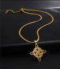 ✨ Collar de Nudo de Bruja en Oro de 18K – Amuleto de Protección Wiccan Unisex ✨