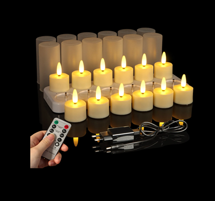 ¡Ilumina tu Hogar con la Elegancia de las Velas LED 3D!