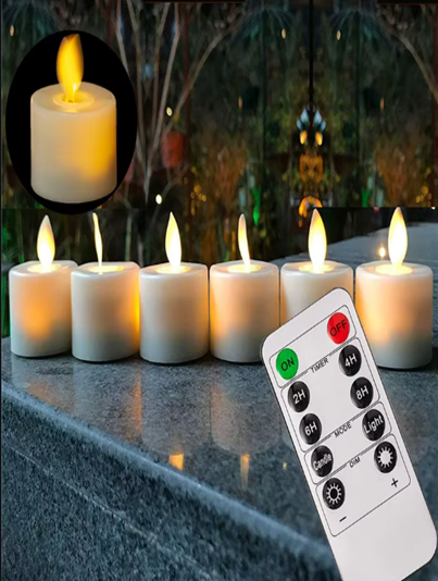 ¡Ilumina tu Hogar con la Elegancia de las Velas LED 3D!
