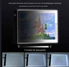 Mesa Regulable Iluminada de 3 Niveles
