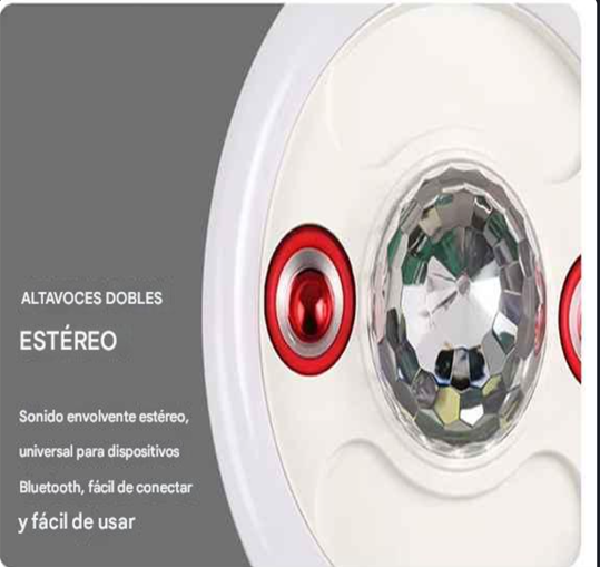 Luz LED y Altavoz Integrado