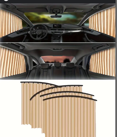 Cortina Magnética de Protección Solar Para Coche