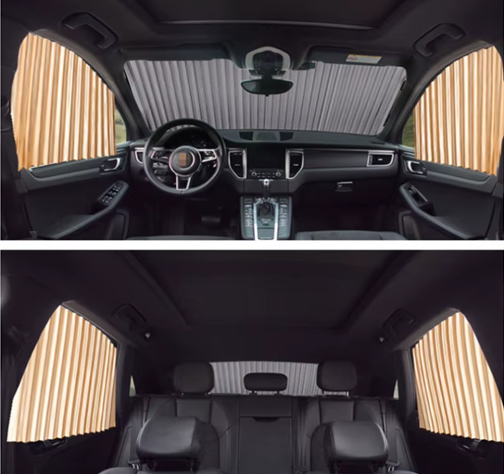 Cortina Magnética de Protección Solar Para Coche