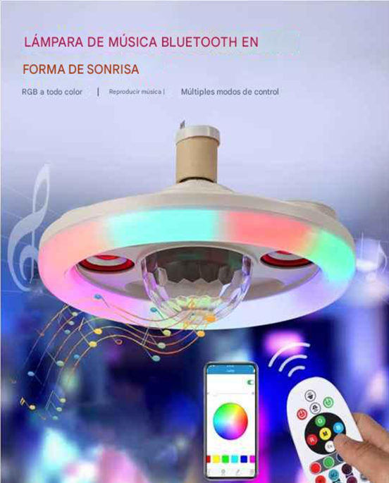 Luz LED y Altavoz Integrado