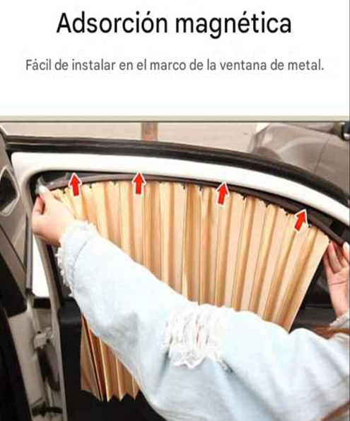 Cortina Magnética de Protección Solar Para Coche